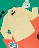 YU by Pantaloons Full Sleeves Solid Shirt With Bow - Yellow