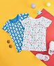 YU by Pantaloons Pack Of 2 Half Sleeves Dog & Dinosaur  Printed Tees - Multi Colour