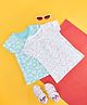 YU by Pantaloons Pack Of 2 Half Sleeves Clouds & Dragonfly Printed Tees - Multi Colour