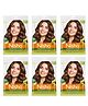 Nisha Creme Hair Color Chocolate Brown Pack of 6, Permanent Hair Color for Women, No Ammonia, 100% Grey Coverage