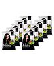 Nisha Henna Based Hair Color Ammonia Free Henna Powder Hair Colour Dye Natural Black - Pack of 10