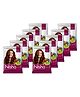 Nisha Henna Based Hair Color Ammonia Free Henna Powder Hair Colour Dye Natural Brown - 15g Pack of 10