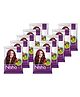 Nisha Henna Based Hair Color Ammonia Free Henna Powder Hair Colour Dye Burgundy - 15g Pack of 10
