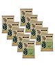 Nisha Nature Mate Henna Based Hair Colour Original Black 10gm Pack of 10, No Ammonia, No Resorcinol, 100% Grey Coverage