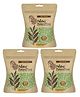 Nisha Nature Mate Henna Based Hair Colour Dark Brown 45gm Pack of 3, No Ammonia, No Resorcinol, 100% Grey Coverage