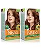 Nisha Creme Hair Color 4.0 Natural Brown - 120g Pack of 2 | Ammonia Free Permanent Hair Colour for Women & Men