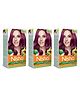 Nisha Creme Hair Color Wine Burgundy - 120g Pack of 3 | Long Lasting Permanent Hair Colour | 100% Grey Coverage