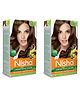 Nisha Creme Hair Color 7.53 Chocolate Blonde - 120g Pack of 2 | Permanent Hair Colour for Women