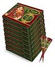 Neeta Mehendi Cones for Hand Desgning & Wedding, Bridal Mehendi Cones Reddish Brown Color 12 Pcs in 1 Box (Pack of 8)
