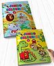 Jolly Kids Jumbo Colouring Books Set A For Kids (set of 2) | Colouring Activity - Painting, Drawing, Colouring with reference guide Books for Children Ages 3  6 Years  English