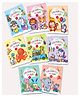 Jolly Kids Colouring for Fun Books For Kids Set of 8| Each Book 64 Images| Colouring & Painting Books|Ages 3 - 6 Years  English
