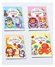 Jolly Kids Colouring for Fun Books A| Set of 4| Each Book 64 Images|Colouring & Painting Books for Kids| Ages 3 - 6 Years  English