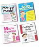 Grade 4 Combo Maths Practice Workbooks Set of 4: Gear Up maths, Maths Olympiad, Challenging Maths Word Problem, Mental Maths Ages 9  10 Years  English