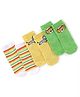 Cute Walk by Babyhug Anti Bacterial Ankle Length Socks Striped  Tiger  & Zebra Design Pack of 3 - Multicolour