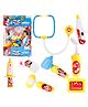 Fiddlerz Doctor Set with Working Stethoscope Playset Medical Accessories Kit Pretend Role Play Mickey Mouse Print Toys - Yellow