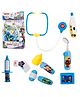 Fiddlerz Doctor Set with Working Stethoscope Playset Medical Accessories Kit Pretend Role Play Toys with Avengers Print  - Blue