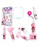 Fiddlerz Doctor Set with Working Stethoscope Playset Medical Accessories Kit Pretend Role Play Toys with Princess Print  - Sky Pink