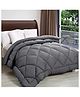 PumPum Microfibre 250GSM Reversible King Size Comforter Grey -100x90 Inch
