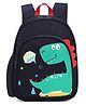Frantic Premium Quality design Blue Cool Dino Bag for Kids - 14 inches