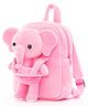 Frantic Premium Quality Soft design FullBody PinkElehpant2023 Bag for Kids