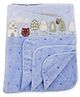 Mee Mee Blanket Train Print - Blue