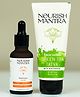 Nourish Mantra's Green Tea Face Wash (50ml) & Glow Serum (30ml)/For a Clear, Healthy & Glowing Skin/2-in1 Exfoliator & Face Wash/ Rejuvenates Dull Skin/ For All Skin Types
