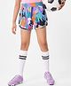 Pine Active Super Stretch Athletic Shorts Abstract Print - Multicolour