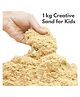 BitFeex Creative Sand for Kids Natural Kinetic Sand Activity Play -1 Kg