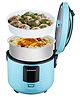 FUMATO 500W Electric Rice Cooker with Single Pot-1.5L | 3-in-1 Electric Cooker, Boiler & Steamer | Aluminum Pot, Keep Warm Function, Cool Touch Body, Includes Measuring Cup | 1 Year Warranty- Teal