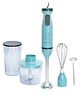 FUMATO 600W Hand Blender with Chopper, Coffee Frother, Whisker & Jar for Kitchen- Turbo Function & Speed Regulator, Stainless Steel Blades, 100% Copper Motor, Splash Proof, 1 Yr Warranty (Cherry Pink)
