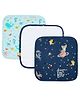 Haus & kinder Galaxy Lagoon : Pack of 3 wash cloth