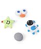 Oh! Pair Jibbitz Pack of 4 - Multi Color