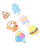 Oh! Pair Ice Cream Jibbitz Pack of 6 - Multicolor