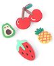 Oh! Pair Fruits Jibbitz Pack of 4 - Multicolor