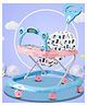 Little Olive Musical Activity Walker With Parent Rod - Blue
