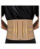 VISSCO Sacro Lumbar Belt with Double Strapping New Design - Large Back / Lumbar Support (Beige)