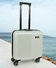 NOVEX Lynx Hard Top Laptop Overnighter Bag Laptop Roller Case Cabin Luggage Business Trolley Bag - Silver