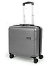 NOVEX Bolt Hard Top Laptop Overnighter Bag Laptop Roller Case Cabin Luggage Business Trolley Bag - Grey