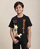 Kidsville Anime Featuring Half Sleeves Naruto Printed Tee - Black