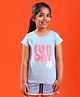 Tales & Stories Half Sleeves Sunday Printed Tee - Sky Blue