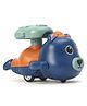 Rising Step Press and Go Animal Shaped  Box Toy With Nose Shoot  (Color May Vary)