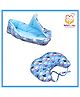 SafeChamp Skyler Baby Sleeping Bag And Feeding Pillow Combo (Pack -2) (Blue)