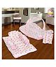 SafeChamp Lite Air Baby Bedding Set With Pillow And 4 Piece - Bed With Pillow And 2 Bolsters  (Pack -2) (Pink)