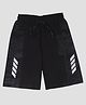 F&S Camouflage Printed Side Striped Shorts - Black