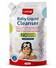 LuvLap Baby Liquid Cleanser Refill Pack, 500ml, For Cleaning Feeding Bottles, Fruits & Vegetables, Kills 99.9% Germs, pH Balanced, Clear
