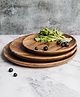 Think Artly Dune Acacia Plates Set of 3 - Large, Medium & Small - 1.401 kg