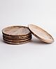 Think Artly Dune Acacia Plates Medium - Set of 6