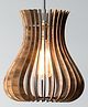 Think Artly Curvy Wooden Lamp