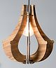 Think Artly Wooden Pendant Light without Bulb - 0.430 kg