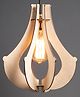 Think Artly  Baaru Birch Wood Ceiling Lamp - 0.2 kg
